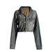 Orange Silk Women's Clothing # American Fashion Brand Denim For Women In Spring Summer Design Sense Washed And Worn_ecoleips.com