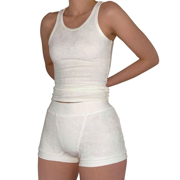 Women's Casual Cotton Ribbed Two Piece Set Comfortable Solid Color Cross Border Supply European American Style Spring/Autumn Summer_ecoleips.com