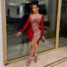 Women's clothing summer independent station nightclub style sexy hot diamond see-through hip irregular dress for women_ecoleips.com