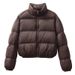 Clearance Version Kendall Jenner Style Short High Waist Thickened Down Jacket For Petite Women, European And American_ecoleips.com