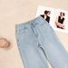 Light Blue Tencel Cotton Wide-brimmed Flared Jeans For Women, 2026 Spring, Stretchy High-waisted Slim-fit Bell-bottom_ecoleips.com