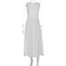 Elegant Sexy Long Evening Party Dress Sleeveless Lace Patchwork Slim Fit Formal Gown For Women Dinner Party Wedding Event_ecoleips.com