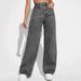 Women's Washed Straight Leg Jeans - Loose Fit Retro Denim Pants For Casual Wear (Versatile Style)_ecoleips.com