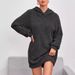 Women’s Oversized Hooded Sweatshirt – Long Sleeve Solid Color Casual Pullover (5 Colors, S-XXL)_ecoleips.com