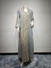 Verve AB355 Muslim Abaya Sequins Large Robe Dubai Turkey Long Dress Evening Gown_ecoleips.com
