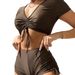 Women's Clothing Suit Sexy Lace Bow Fashionable Beach Suit_ecoleips.com