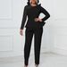 Women's Clothing long-sleeved temperament mesh stitching beading slimming banquet large size_ecoleips.com
