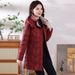 Women’s Lightweight Hooded Padded Coat – Mid-Length Slim-Fit Winter Jacket With Down Cotton Fill, Plus Size Friendly_ecoleips.com