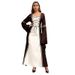 2025 European And American Style Square Neck Flared Sleeve Long Dress Gothic Retro Women's Clothing Medieval Court Gown_ecoleips.com