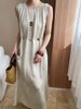 Spring And Summer Women's Casual Solid Color Round Neck Sleeveless Loose Dress Casual Women Dresses 2025 New Summer Korean BQ0M_ecoleips.com