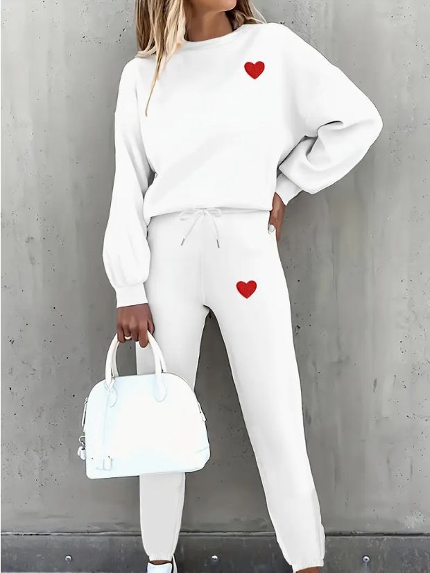 Women's Clothing Fashion Suit Autumn And Winter Leisure Printing New Style Printing_ecoleips.com