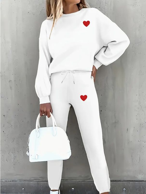 Women's Clothing Fashion Suit Autumn And Winter Leisure Printing New Style Printing_ecoleips.com