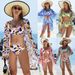 Women's Clothing high end multi color printing fashion women's swimsuit three piece bikini BIKINI sexy women's swimsuit_ecoleips.com