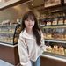 Korean-style Gentle Sweet Striped Hooded Cardigan Sweatshirt For Women, Spring Autumn, Simple And Sophisticated, Loose,_ecoleips.com