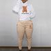 Women's Casual Hooded Sweatshirt Set With Bear Head Print Style In Stock Sweatpants_ecoleips.com
