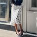 Women's Low-Waisted Ruffled Midi Skirt Style Summer Retro Polka Dot Pattern Versatile Long Street Style Skirt_ecoleips.com
