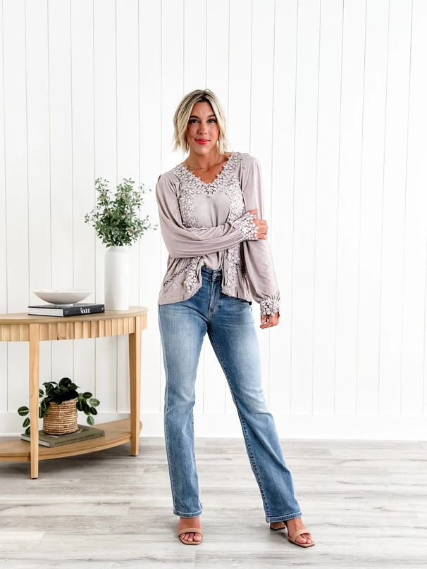 Women's Clothing Casual Fashion Large Size High Waist Slim Denim Flared Pants Factory Direct Sales_ecoleips.com