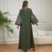 Women's Elegant Long Robe Dress Gold Sequined Patchwork Formal Gown Cross Border Style Fashionable Classy Clothing_ecoleips.com