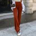 Women's Clothing Casual Wide Leg Pants Flared Trousers For Women Stylish Versatile Fashionable Bottoms For Formal & Casual For Women_ecoleips.com