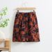 Retro Jacquard Pajama Shorts For Ladies Thin Yarn-Dyed Cotton And Linen Double Side Pockets Homewear Short Pants_ecoleips.com