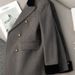 2025 Autumn/Winter New Gray Women's Suit Jacket, Stylish Casual Loose-Fit Design_ecoleips.com
