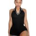 Women's Sexy Backless Halter Jumpsuit Shorts - Sleeveless Solid Color Bodycon Romper For Summer_ecoleips.com