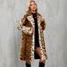 Luxury Faux Fur Coat – Oversized Long Women’s Jacket With Leopard Print, Vegan & Ethical Fashion_ecoleips.com