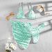 "Sexy 3-Piece Bikini Set For Women - Adjustable Triangle Top & High-Waisted Bottoms, European Beach Vacation Swimwear"_ecoleips.com