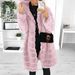 Women's Clothing Slim Fit Long Wool-Like Coat Hooded Trench Jacket Elegant Office Commuter Outerwear For Winter_ecoleips.com