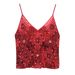 Aria Basics Aria Basics European American Style Heavy-duty Sequin Camisole Women, Summer Design, Suitable For Outerwear, Thai-style Sweet And_ecoleips.com