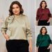 Women’s Clothing Solid Color Shirt Autumn New All Match Tops Slim Loose Long Sleeved Shirt Women's Clothing Large Size_ecoleips.com