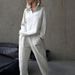 2026 New Spring Women's Clothing European American Fashion Casual Loose Versatile Solid Color Long Sleeve Sweatshirt And_ecoleips.com