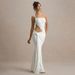 Women's Clothing Summer Sexy One Shoulder Backless Tube Top Dress Ladies Pleated Long Skirt_ecoleips.com