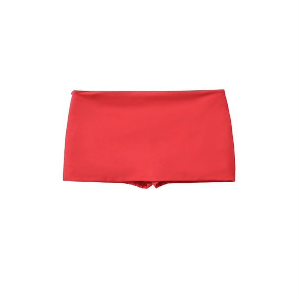 European And American Style Solid Color Sexy Low-waist Tight Ultra-short Bodycon Women, Niche Hot Girl Anti-exposure_ecoleips.com