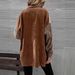 Women's Leopard Print Lapel Cardigan Long Sleeve Shirt Jacket Autumn Top European American Style With Pockets_ecoleips.com