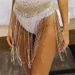 New Women's Tassel Waist Chain Nightclub Party Sexy Hot Girl Rhinestone Skirt_ecoleips.com