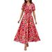 DiYun European And American Women's Clothing 2024 Spring/Summer Foreign Trade Elegant Casual Printed_ecoleips.com
