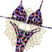 Colorful Wavy Pattern Two Piece Swimsuit 2026 New Style Women's Bikini Set for Beach Vacation European And American Foreign Trade_ecoleips.com