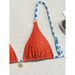 Women's Color Block Two Piece Swimsuit Sexy Tie Waist Bikini Beach Spawear New 2026 European And American Style_ecoleips.com