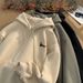 Men's Trendy Hooded Sweatshirt - Fleece-Lined Oversized Pullover For Winter, Unisex Casual Streetwear (Multiple Colors)_ecoleips.com