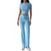 2026 European American New Cross-border Women's Clothing For Spring Summer, Elegant Solid Color Round-neck Casual_ecoleips.com