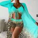 Women's Clothing Three Piece Bikini Split Printed Boxer Briefs Swimsuit Sexy Bikini_ecoleips.com
