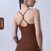 2024 New Sexy Cross Back Sports European And American Fitness Vest Bra Yoga Wear For Women_ecoleips.com