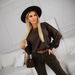 Elegant Lace Trim Round Neck Long Sleeve Blouse For Women - Breathable Polyester Blend, Classic Solid Colors (White, Black), S-XXL_ecoleips.com
