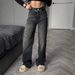 Women's Clothing Spring And Summer New Leopard Print High Waist Jeans Women's Long Casual Flared Trousers Women's Clothing_ecoleips.com