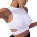 Women's Clothing Sports Bra For Women With Removable Chest Pads Gathered Yoga Running Fitness Tight Solid Color Underwear_ecoleips.com