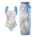 Women's Clothing One Piece Conservative Belly Covering Slimming Holiday Beach Hot Spring Swimsuit French Retro One Piece Bikini_ecoleips.com
