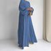 Verve 2025 New Muslim Women's Clothing Simple Outfit Abaya Dress Robe_ecoleips.com