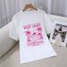 Women's Casual Round Neck Short Sleeve T-Shirt Multi-Color American Style Simple Fashionable Sports Top Solid Printed Loose Fit_ecoleips.com