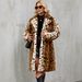 Luxury Faux Fur Coat – Oversized Long Women’s Jacket With Leopard Print, Vegan & Ethical Fashion_ecoleips.com